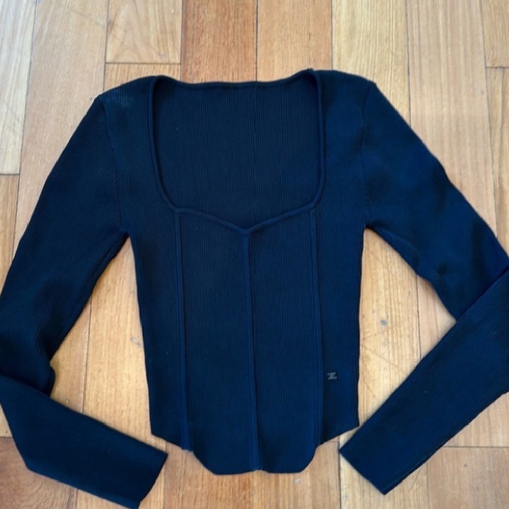 CELINE bustier knit top vintage